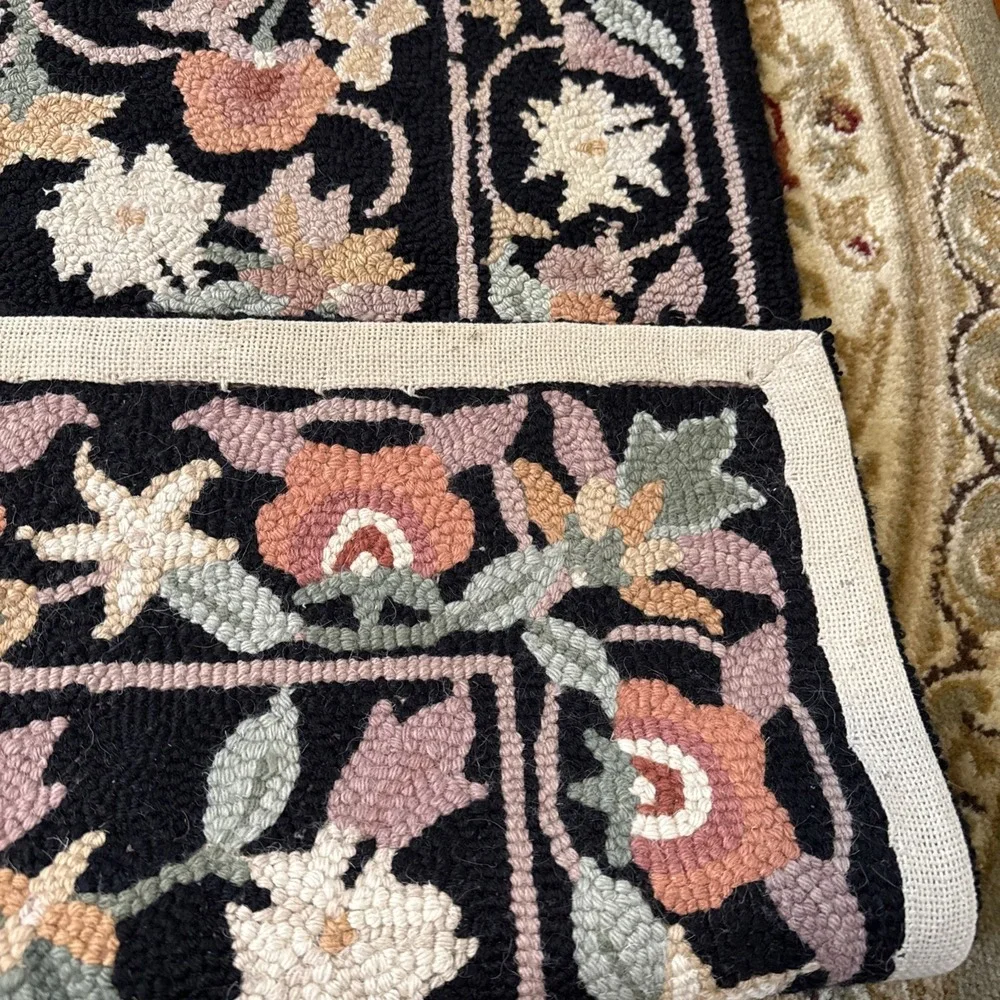 Vintage Jamestown Hand Hooked 100% Wool Rugs. 24